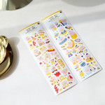 Deco Character Yellow Holographic Sticker Pack