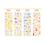 Includes - Deco Character Yellow Holographic Sticker Pack