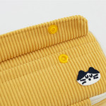 Front Pocket - Romane Brunch Brother Mogry Corduroy Zipper Pencil Case