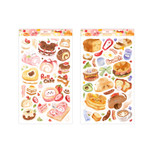 Pack of 8 Sheets - Mellee Factory Dessert Cafe Maxi Removable Sticker Pack