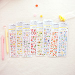 Matte Coated - Mellee Factory Deco Wild Flower Removable Sticker Pack