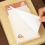 100 sheets - Romane Brunch Brother Double Check Checklist Pad