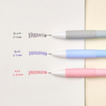 3 Color - Monami FX Zeta Peak 0.5mm Smooth Writing Ballpoint Pen