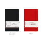 Colors - Indigo Prism 220 Hardcover A5 Grid Notebook With Elastic Band