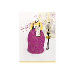 Purple - From&To Handmade Korean Traditional Hanbok Greeting Card