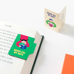 Stain-Resistant - Bookfriends Vivid Index Magnetic Bookmark