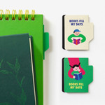 Cute Design - Bookfriends Vivid Index Magnetic Bookmark