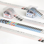 5m Sticker Roll - ICONIC Doodle Kiss Cut Date Sticker Tape Roll