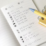 Clear Stickers - ICONIC Doodle Kiss Cut Diary Sticker Tape Roll