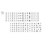 04 Fun - ICONIC Doodle Kiss Cut Diary Sticker Tape Roll