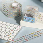 ICONIC Doodle Kiss Cut Deco Sticker Tape Roll