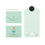 Mary from The Secret Garden - Bookfriends Literary Magnetic Bookmark Message Card