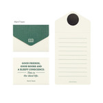 Mark Twain - Bookfriends Literary Magnetic Bookmark Message Card