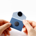 Magnetic Closure-  Bookfriends Literary Magnetic Bookmark Message Card