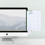 Clear pocket - Bookfriends Monitor Side Memo Board With Pocket