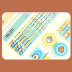 Perfect for Gift - Molang 8 Piece School Supplies Cute Stationery Set