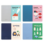 Vintage Cover Illustration - Iconic Slow B6 Grid Notebook