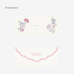 Carnation - Dailylike Noble Gift Envelope Set