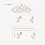 Carnation - Dailylike Noble Gift Envelope Set