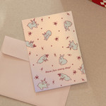 Cute Design - Dailylike Shimmering Hologram Card And Envelope Set