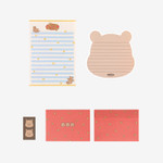 01 Donggu HBD - Dailylike My Buddy Shape Letter And Envelopes Set 01-02