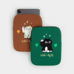 All new frame Luc-ky Cat iPad Tablet & 13-inch Laptop Sleeve