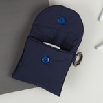 Snap Button - All new frame Padding AirPods Case With Carabiner