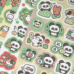 Cute Design - Yoon Goo Lucky Panda Decorative Sticker