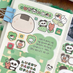 Kiss Cute Sticker - Yoon Goo Lucky Panda Decorative Sticker