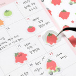 Planner Addict - 7321 Design Tomato Paper Decorative Sticker Set