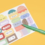 7321 Design Dotty Scrap Write On Paper Sticker Pack