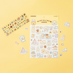 Removable Stickers - Kumhong Fancy Sigoragi Dog Big Puffy Epoxy Removable Sticker Set