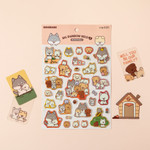 Cute Dog Design - Kumhong Fancy Sigoragi Dog Big Holographic Removable Sticker