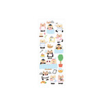 129 Restaurant  Bear - roomroom Cute Decorative Sticker 127-134