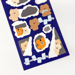 127 Torn Bear - roomroom Cute Decorative Sticker 127-134