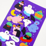 134 Halloween Dino - roomroom Cute Decorative Sticker 127-134