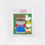 Farmer Bear - roomroom Bear Removable Sticker