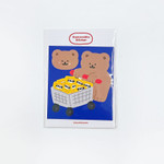 Cart Bear - roomroom Bear Removable Sticker