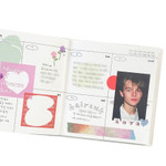 Usage example of sand cake Crayon Gradation Washi Tape