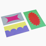 PET Stickers - sand cake Pattern Transparent Sticker Pack 01