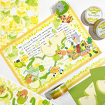 Green Grape - more mallow Eclair Washi Tape