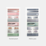 Option - Be On D Short Translucent Highlighter Sticky Index Tab Set