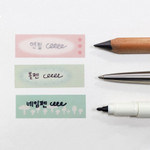 Writable Sticky Tabs - Be On D Short Translucent Highlighter Sticky Index Tab Set