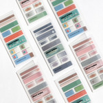 Pocket Cover - Be On D Short Translucent Highlighter Sticky Index Tab Set