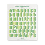 Fluffy Alphabet Sticker - sand cake Mellon Bubble Alphabet Sticker