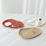Accessories Organizer - Fenice Pebble Vegan Leather Catchall Tray