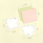 Size - Dash and Dot Little Moment Message Card And Envelop Set