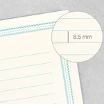 8.5mm Lined - Dash and Dot Stitch Mind Letter And Envelop Set