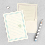 Letter Press - Dash and Dot Stitch Mind Letter And Envelop Set