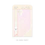 03 Door Puppy - Dash and Dot With You Always Sticky Notes Pad